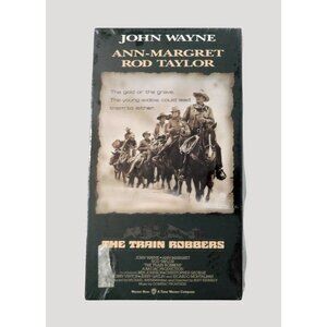 The Train Robbers John Wayne Ann-Margret VHS Sealed Western 1990